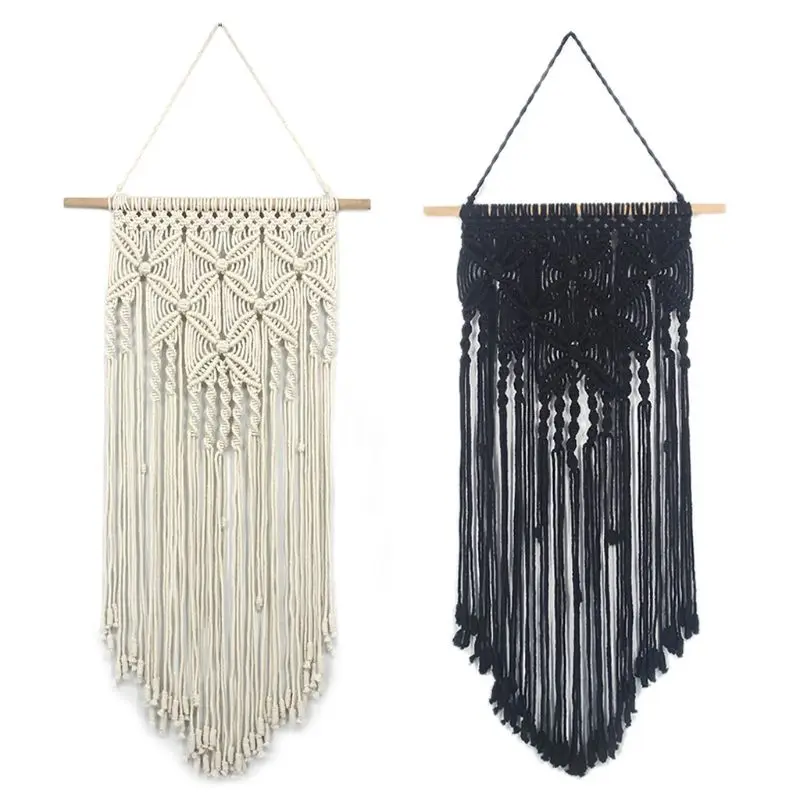 Макраме тканый настенный подвесной Гобелен Ручной Работы Бохо шикарный богемный