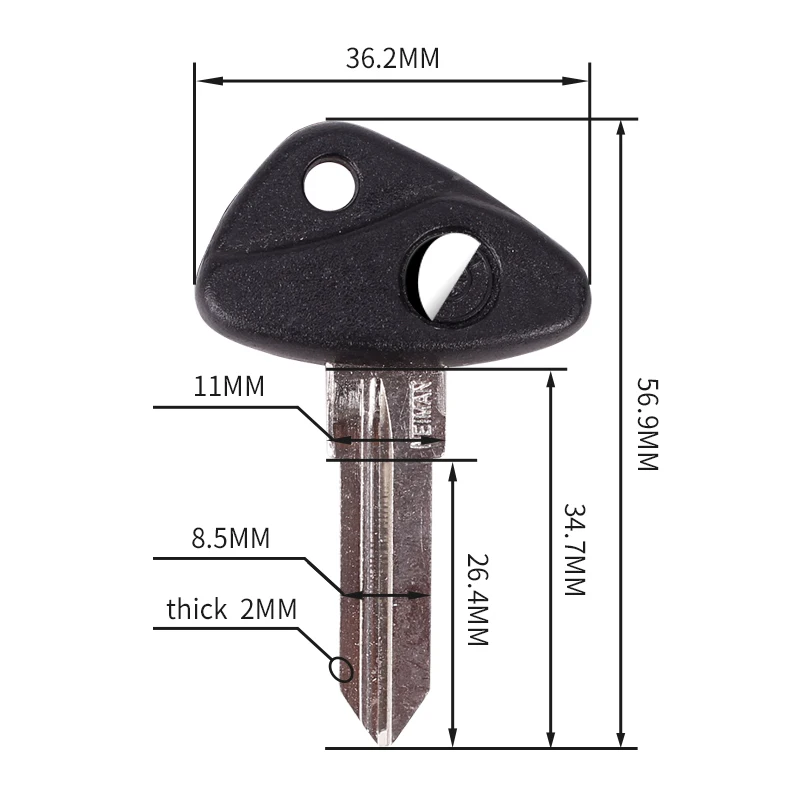 Абсолютно ключ для мотоцикла, сменные ключи без выреза для BMW R850R K1200R R1100 R1150 S R GS RS RT C IND R1100R R1150R R1100GS R1150S