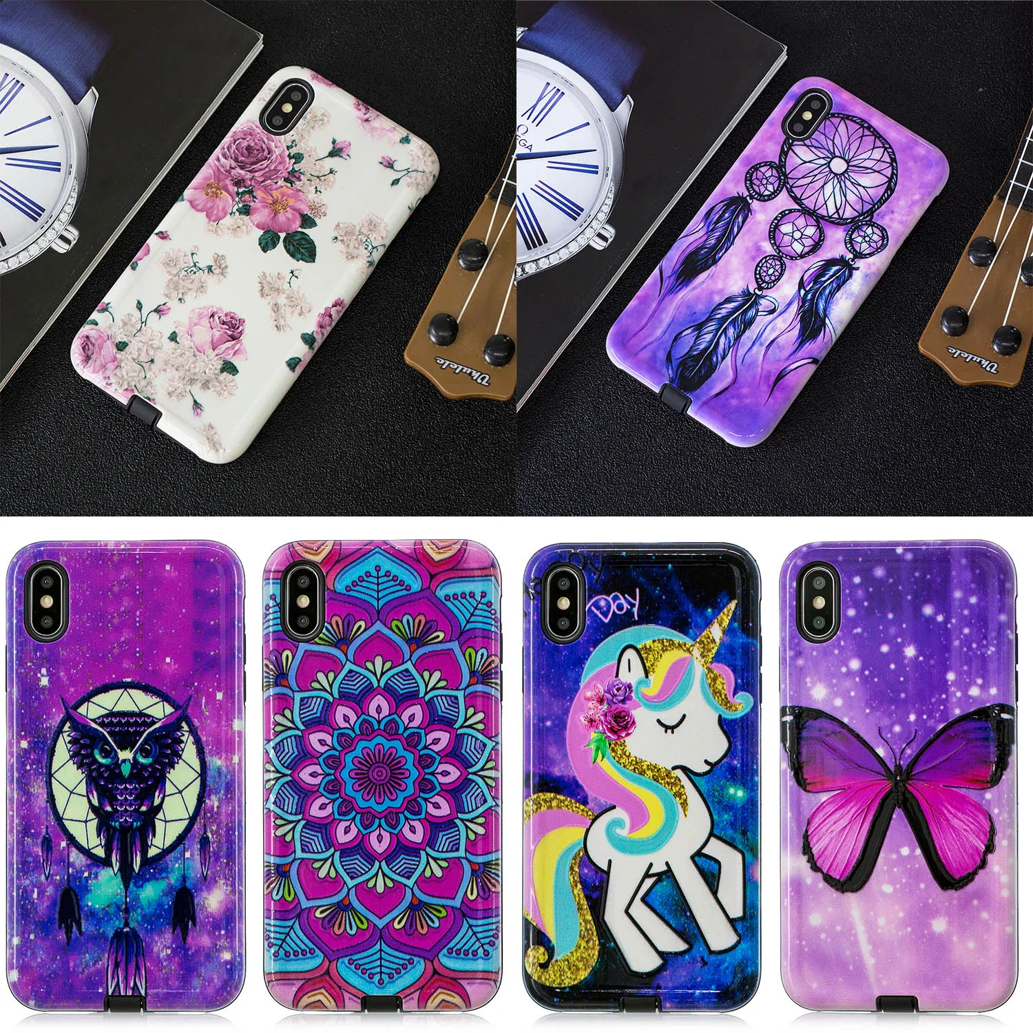 Double Protect Case For 6.5&quot Apple iPhone Xs Max Phone A2101 Cover A2104 A2102 Coque A1921 Shell |