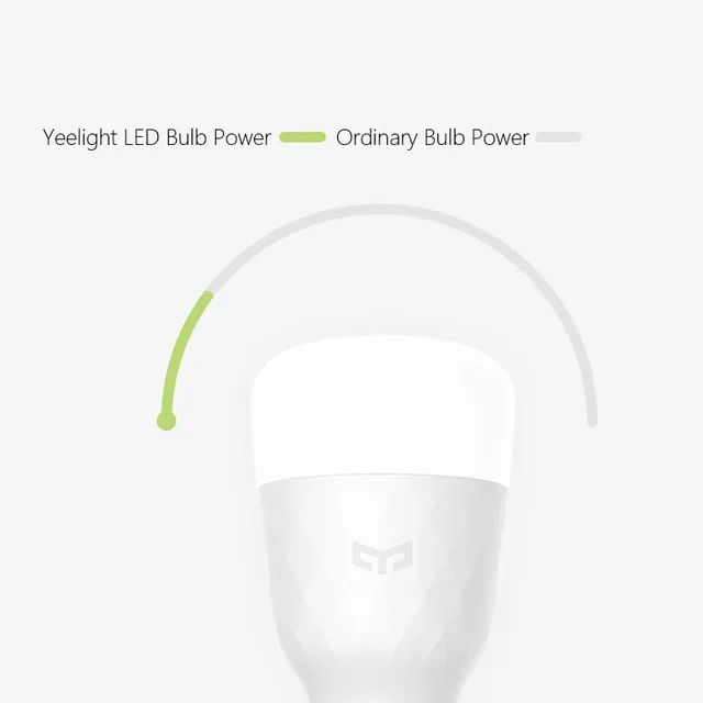 Original Xiaomi Mijia Yeelight Smart LED Bulb Colorful and White 800 Lumens 10W E27 Smart Bulb For Mi Home App (Update Version)