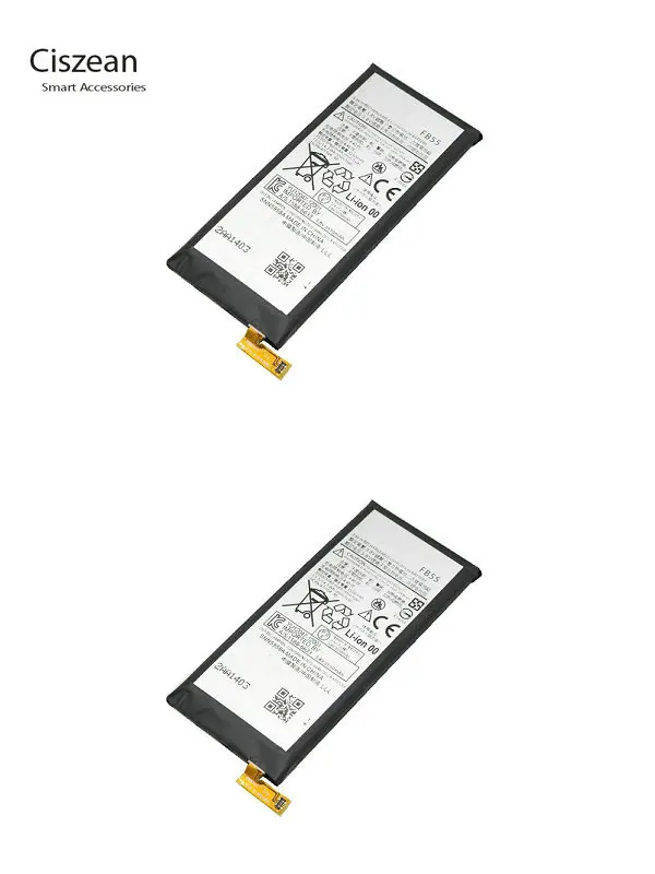 

Ciszean 2pcs 3760mAh FB55 Battery Replacement For Motorola Droid Turbo 2 XT1585 XT1580 XT1581 X Force Batteries