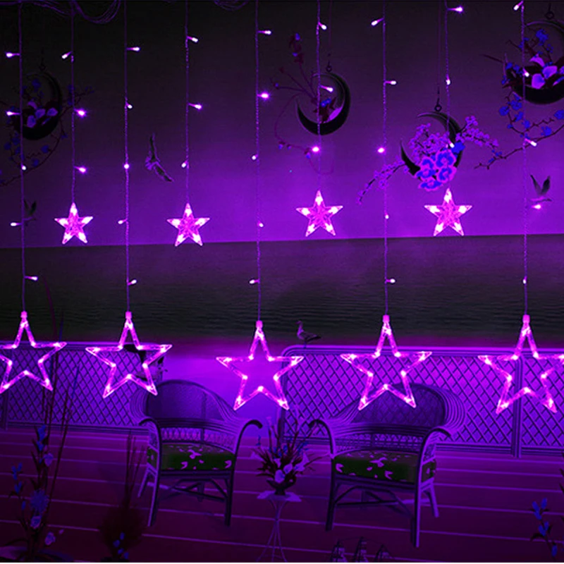 Xsky Fairy Star Curtain String Lights Girnaldas Luces Navidad Led String Lights Girnaldas Luces Navidad