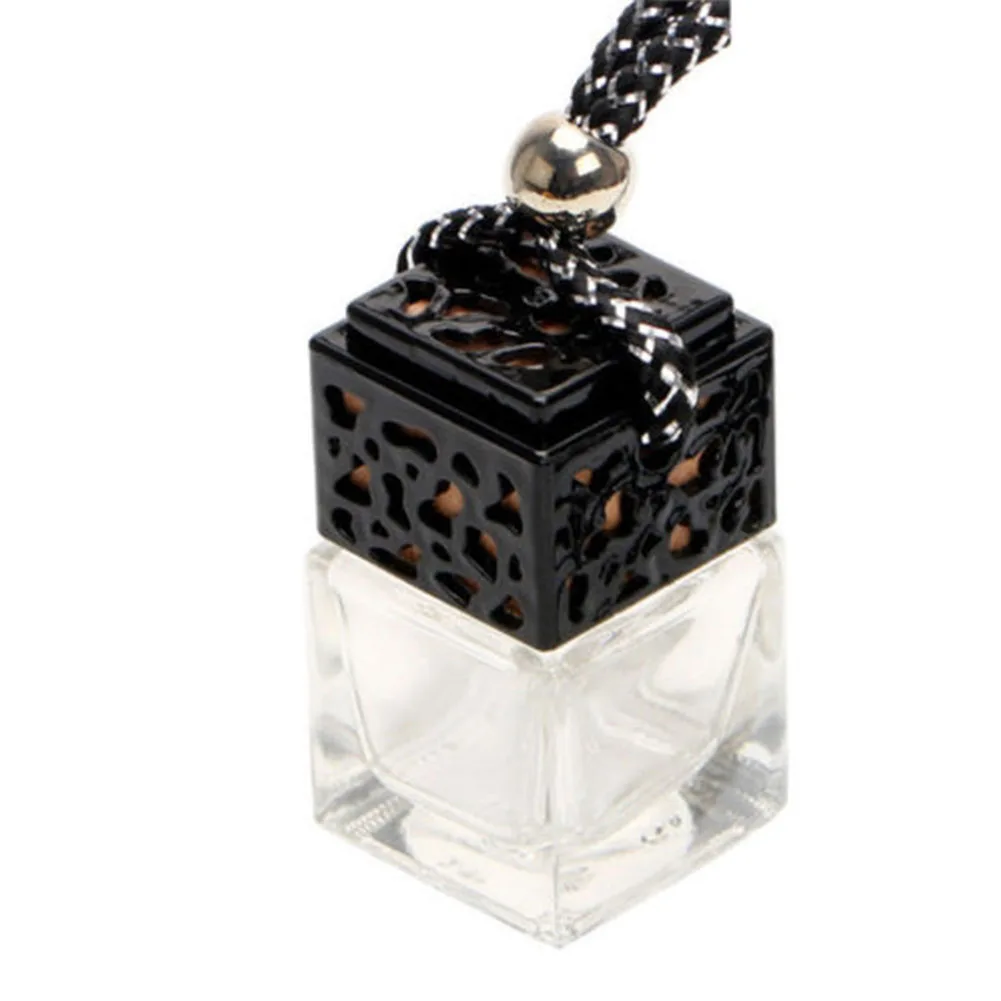 

8ml Empty Portable Gold/Silver/black Pendant Mini Elegant Decor Refillable Ornament Glass Perfume Bottle