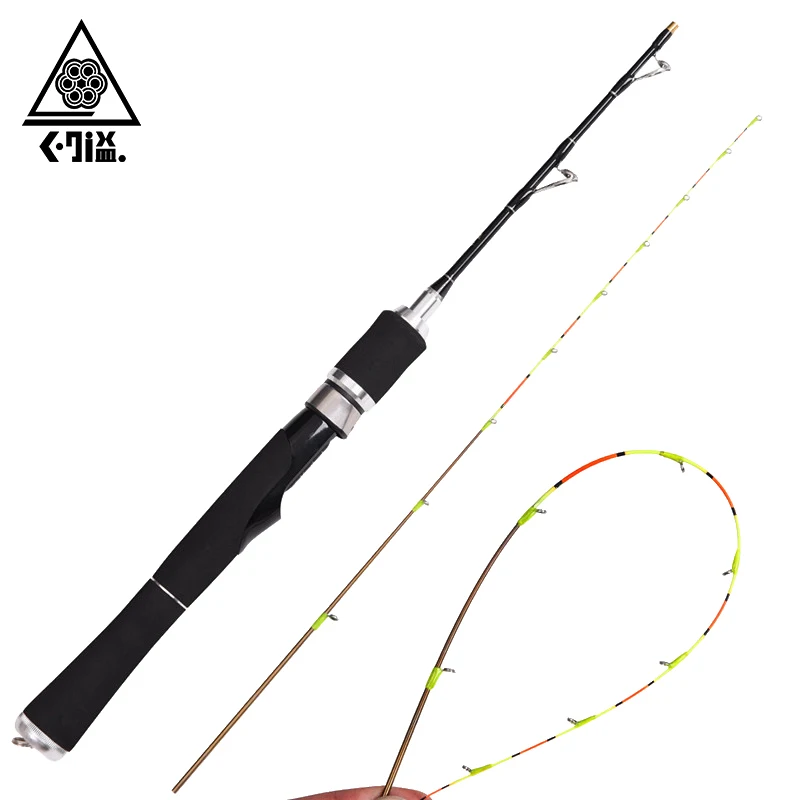 

Super Break-Resistant Full Titanium Tip Boat Raft Fishing Rod 80cm Mini Carbon Spinning Fishing Rod Pole Lure Fishing Tackle