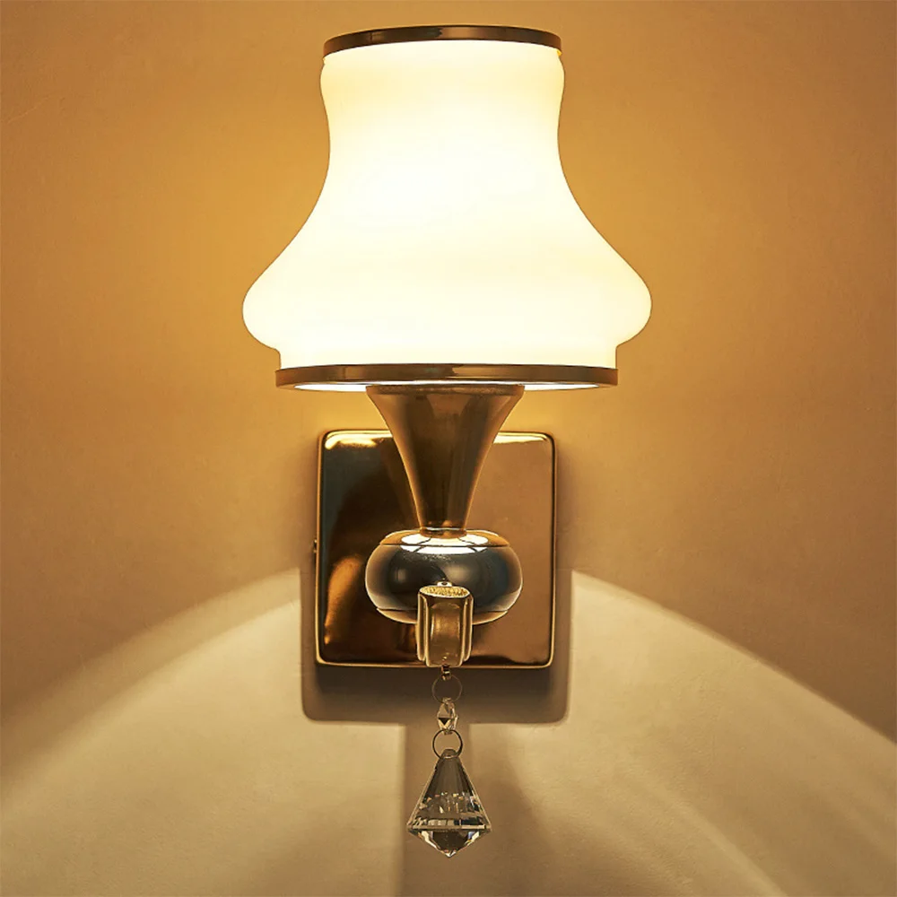 

Modern led wall lamp bedside reading lamp modern corridor crystal wall lamp wall-mounted bedside lamp wall led lamp110v-220v