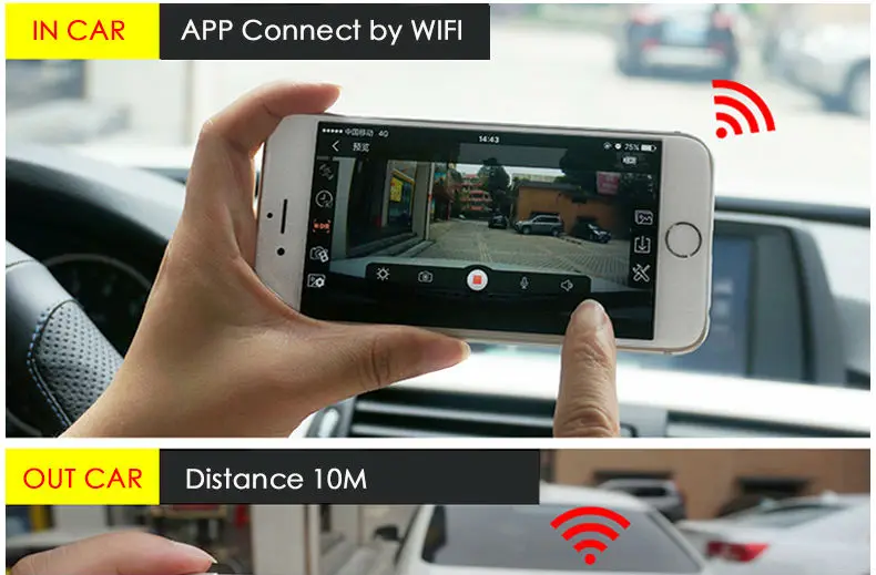 Mini WIFI Car DVR FHD1080P Camera Digital Registrar Video Recorder Dash Cam (6)