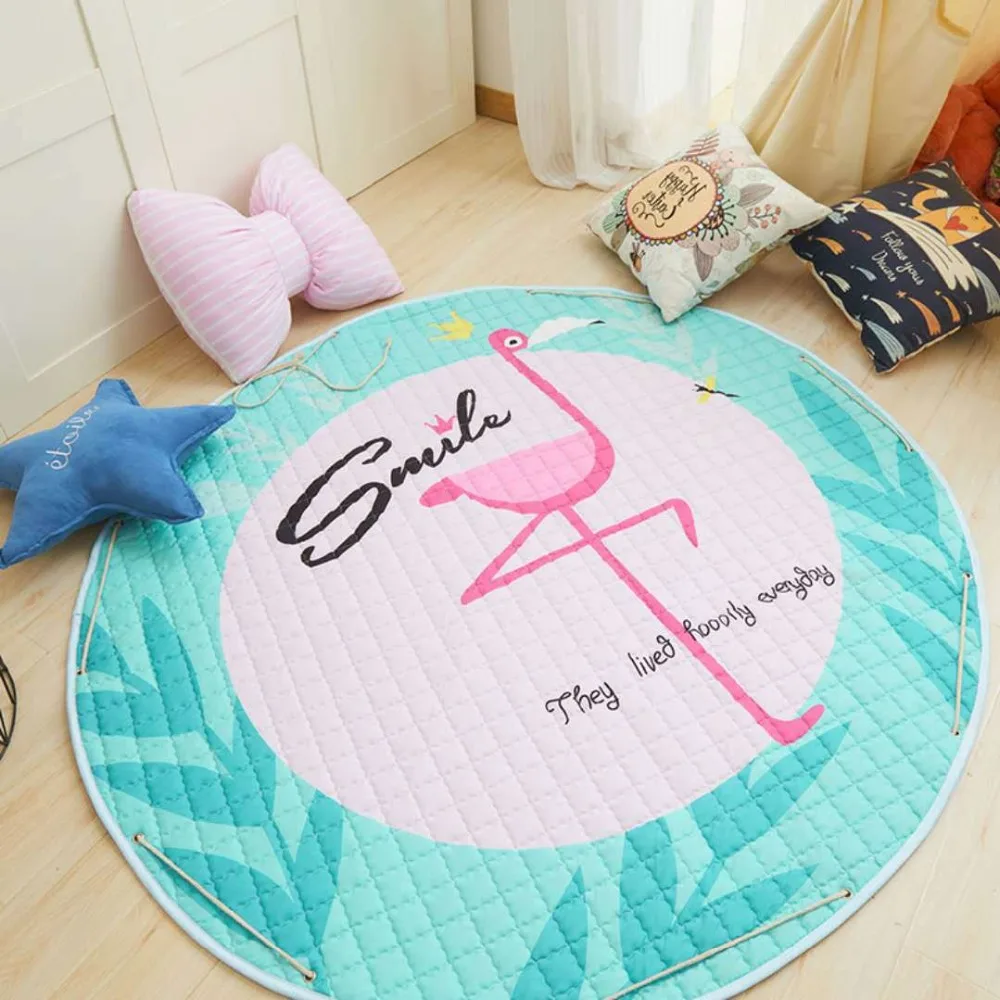 

High quality 150cm Soft Play Mat Kid Child Climb Mat Crawling Carpet Children Portable Sundries Pouch