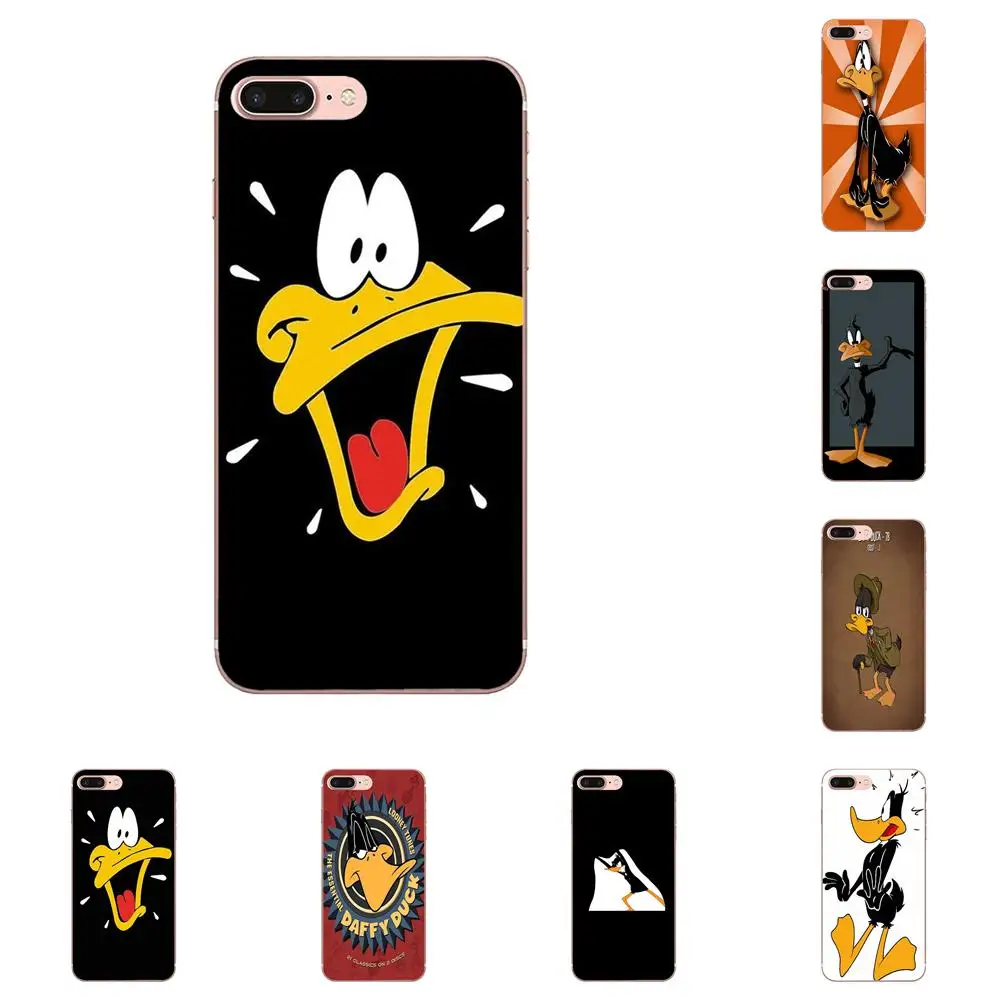 Для Galaxy Alpha Core Note 2 3 4 S2 A10 A20 A20E A30 A40 A50 A60 A70 M10 M20 M30 мягкие чехлы из ТПУ Capa Daffy Duck