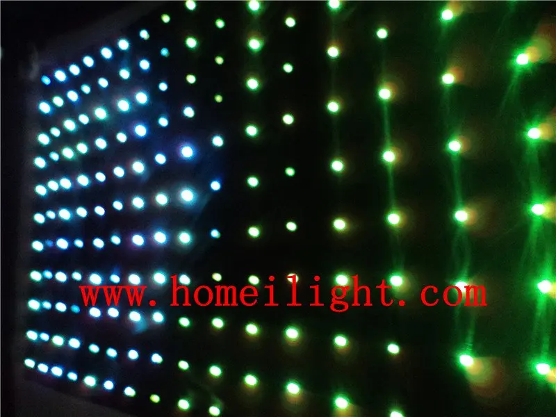 2*4 м led видео занавес, RGB vision занавес для DJ, YY, студия, сценический фон показать матричный занавес