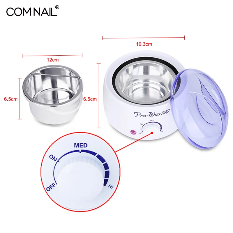Online Comnail Haar Removal Tool PRO Wax100 Wachs Heizung Mini SPA Wärmer Wachs Hand Epilierer Schiff Von Russische Lager
