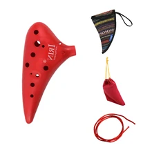 ABLD-IRIN 12 с высоким отверстием C окарина флейта сосуд Материал ABS форма сладкого картофеля с 2 защитными мешками духовой инструмент подарок для