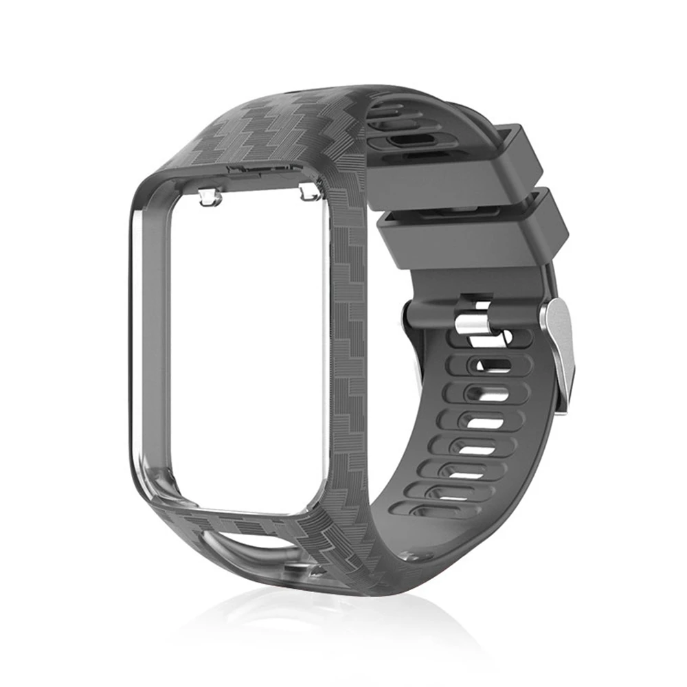 Мягкий силиконовый сменный ремешок для часов, спортивный браслет для Tomtom Runner 2 3 Spark 3 Golfer 2 SportsRunning Watch - Цвет: 4