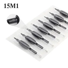 Magnum 15M1 20 шт одноразовые насадки для тату трубки с иглами Размер 3/"(19 мм) для Аксессуары для татуировки оборудование машины