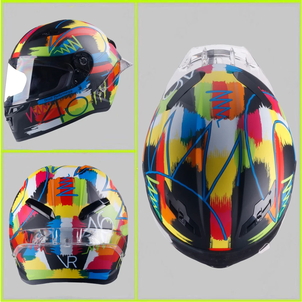 

2019 New Full face motorcycle helmet for racing casco de moto Motociclist motocross helmet kask Capacete Casque Moto