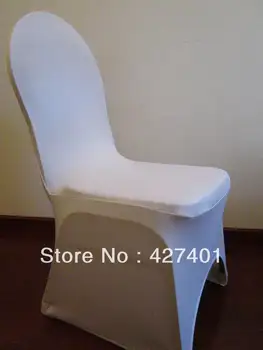 

White Lycra Chair Cover / Spandex Chair Cover Arch Front for Wedding Decoration & Party