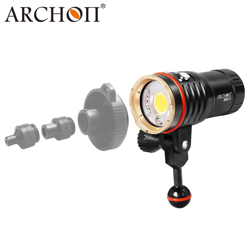 Светодиодный фонарик Archon DM20II/WM26II COB CRI95 для дайвинга 6000 люмен подводный видео