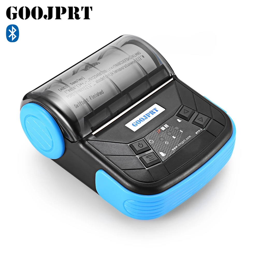 GOOJPRT MTP-3 портативный 80 мм Bluetooth термопринтер изысканный легкий дизайн ЕС разъем Поддержка Android POS многоязычный