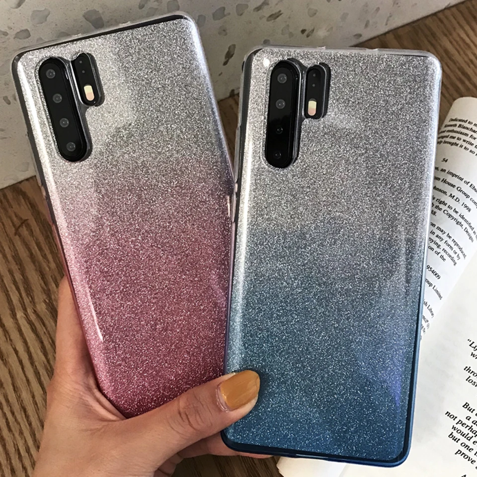 Радужный блестящий чехол для Huawei P30 P20 Lite P10 Y6 Prime Y7 Y9 2018 Honor 7A 8X 7X 6X 6A 5A 10 9 8 TPU Mate 20 Pro X |