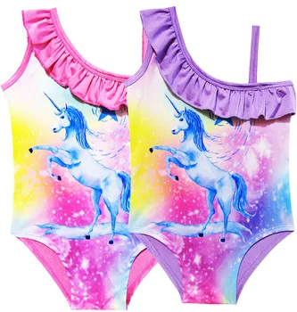 

COCO Princess Dress Baby Girls Summer Clothing 2018 Children Unicorn Swimsuit Girls Dresses Bikini Kids Clothes