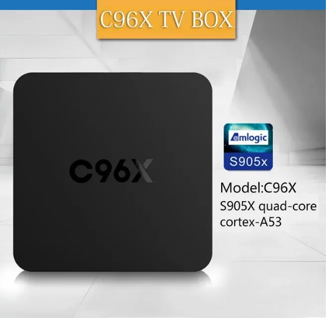 Prix pour Nouveau C96X Android TV Box Amlogic S905X Quad Core Android 6.0 1 GB RAM 8 GB NAND FLASH HDMI 2.0 WIFI 4 K 1080 P Médias lecteur Prix pour Nouveau C96X Android TV Box Amlogic S905X Quad Core Android 6.0 1 GB RAM 8 GB NAND FLASH HDMI 2.0 WIFI 4 K 1080 P Médias lecteur
