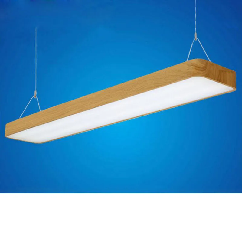Round led office lights hanging line lights office wood bar lights