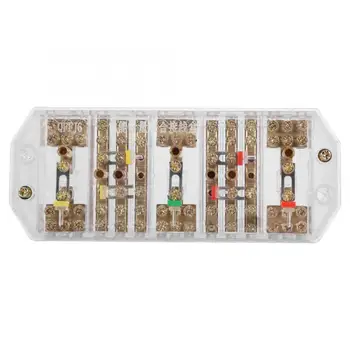 

project box QFJ6/PJ2L Three Phase Wires Household Meter Terminal Row Electrical Enclosure Junction Box electric box Wholesale