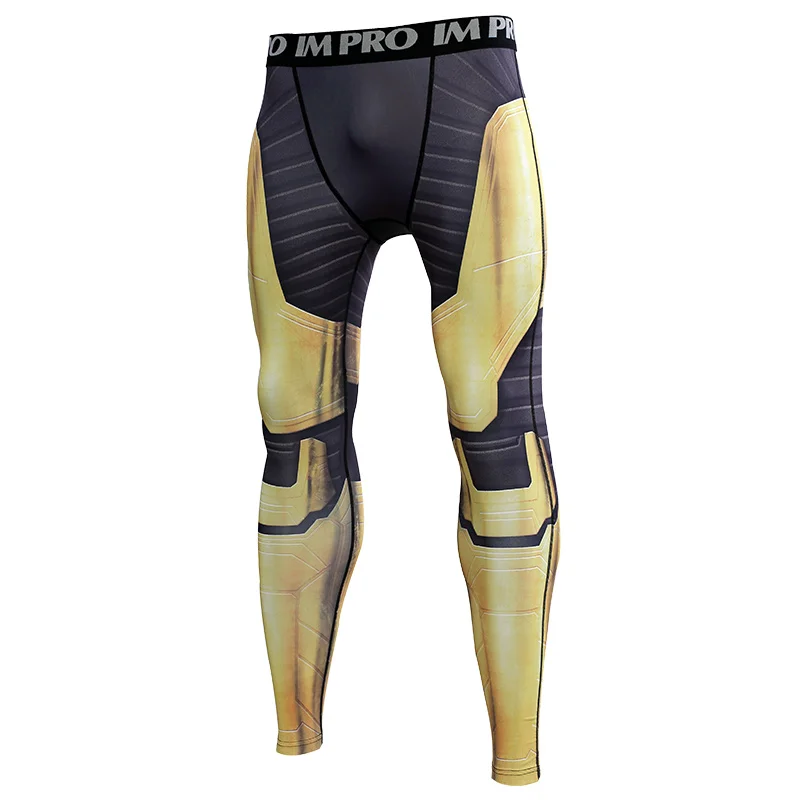 

Thanos Avengers 4 Endgam 3D Printed Pattern Compression Tights Pants Men 2019 Sweatpants Skinny Leggings Trousers Male
