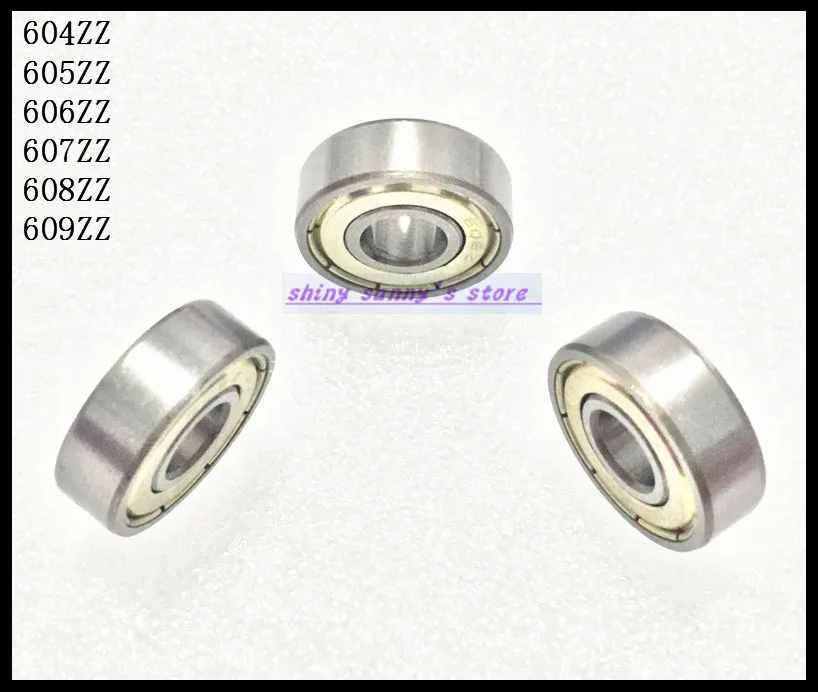 5-10 шт./партия 604zz, 605zz, 606zz, 607zz, 608zz, 609zz мини шарикоподшипник Миниатюрный подшипник абсолютно