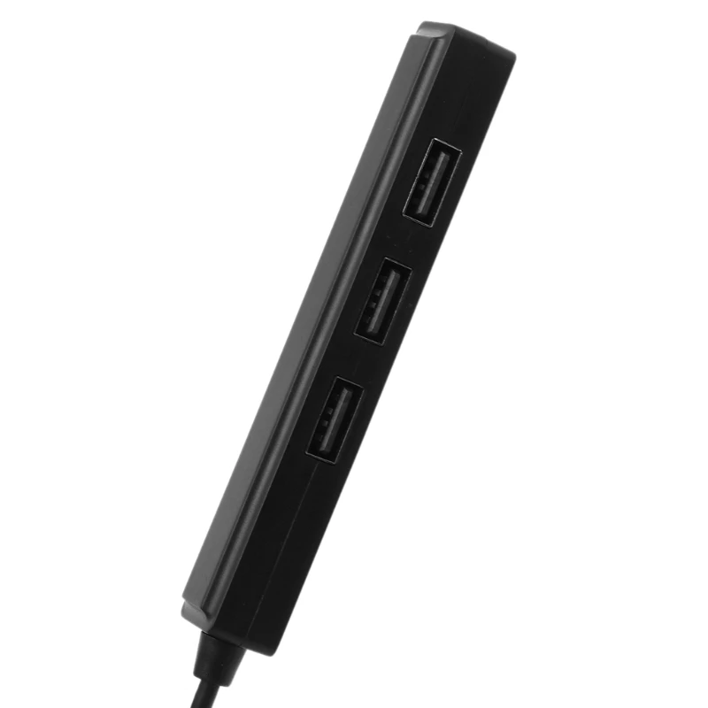 USB 2,0 3 порта концентратор с 3,5 мм звуковая карта аудио выход для ПК ноутбук Windows