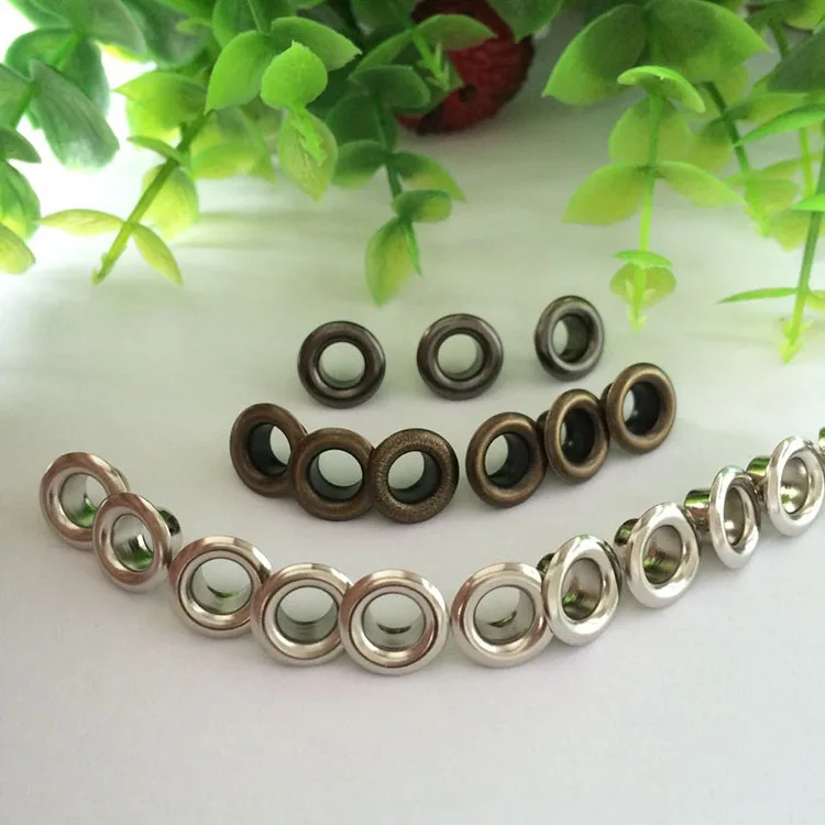 

100pcs Scrapbook Eyelets Round Inner Hole 5mm Metal eyelets For Scrapbooking embelishment garment clothes eyelets,Apparel Sewing