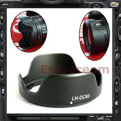 Бленда для объектива DC60 Φ Canon SX1 SX10 IS SX20 SX30 SX40 SX50 HS PA571 | Электроника