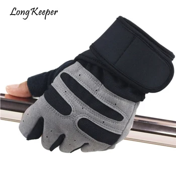 

Long Keeper Body Building Training Gloves For Men Weightlifting Luva Tactical Gloves Military Breathable Wrist Wrap Gloves