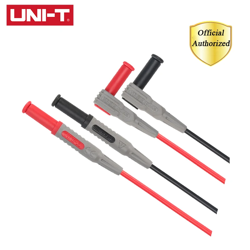 

UNI-T UT-L09 Dual Head Connecting Wire Double Insulated Banana Plug with Security Mask and Normal Diameter Multi Occasion Use