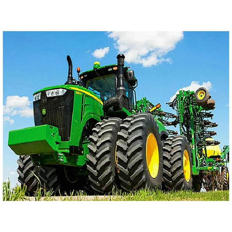 Diamond Painting Green Tractor Full Square Embroidery Farm Car Icon 3d Mosaic Decorative | Дом и сад