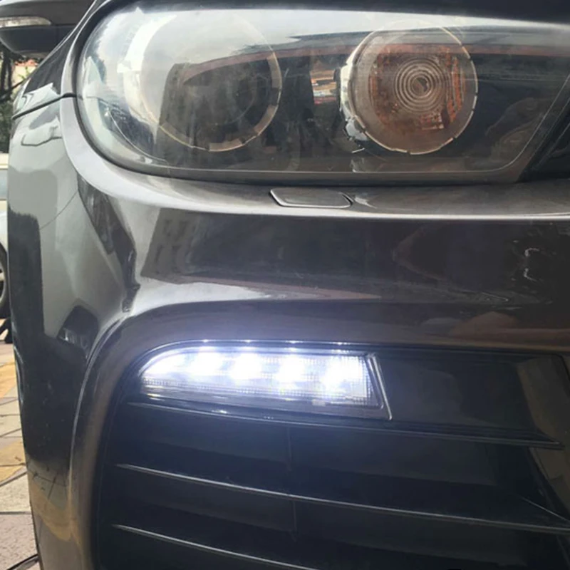 Roadot светодиодные дневные ходовые огни для VW Volkswagen Scirocco R 2010 2011 2012 2013 2014 фары