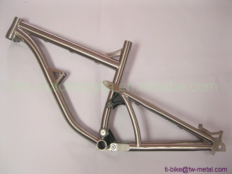 Flash Deal Titanium Suspension Bike Frame with Taper Head Tube Custom Titanium Suspension Frame with Post Mouth Brake China Titanium Frame 0 Flash Deal Titanium Suspension Bike Frame with Taper Head Tube Custom Titanium Suspension Frame with Post Mouth Brake China Titanium Frame 0