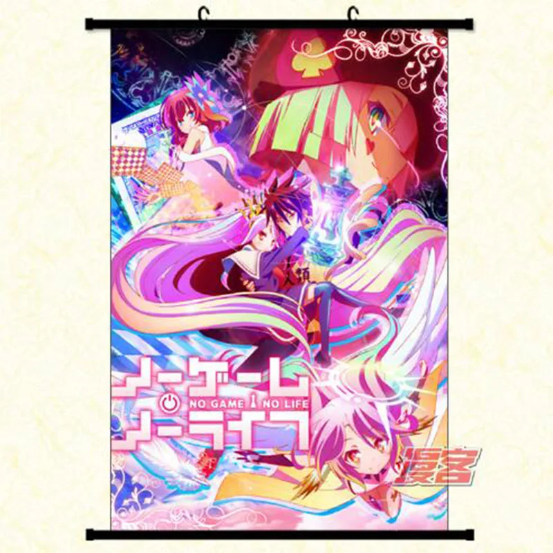 

Anime Poster Movie Wall Scroll No Game No Life Zero Shuvi Dola Home Decor Gift Japanese Cartoon Decorative Poster