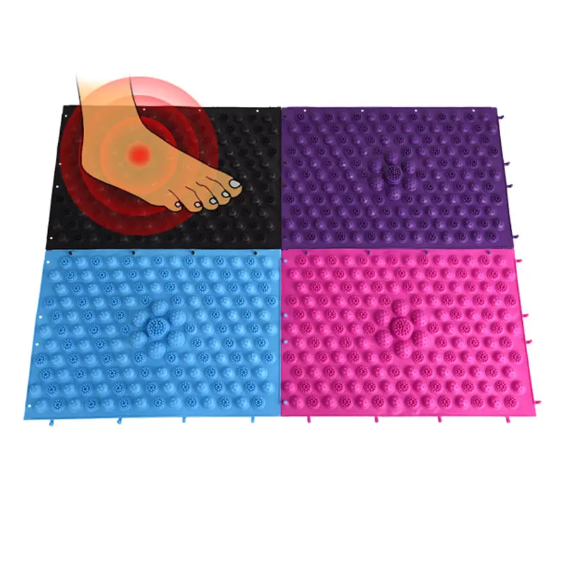 

Durable Reflexology Foot Massage Pad Toe Pressure Blood Circulation Plate Mat All-shipping