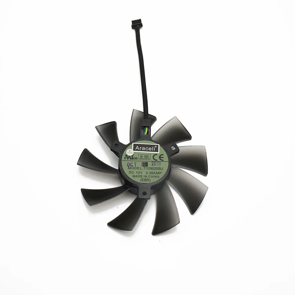 T129025SU 95mm 4Pin DC12V 0.38AMP Cooler Fan For ASUS Radeon HD7970 HD7950 DirectCU II Video Card cooling fan