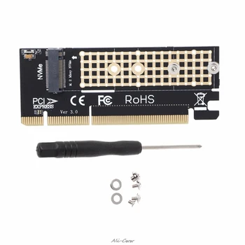 

M.2 NVMe SSD To PCIE X16 Adapter M-Key Interface Expansion Card Full Speed