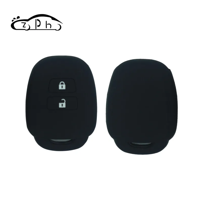 Для Toyota Aqua Ractis Vitz RAV4 HiAce Land Cruiser силиконовый ФОБ оболочка Обложка держатель 2