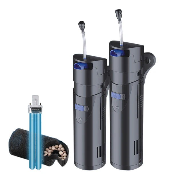 Multifunction Aquarium Air Pump Compressor With Germicidal Lamp And Filtering Aerator