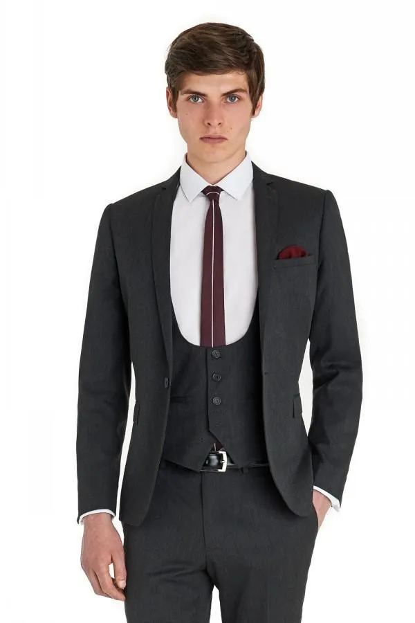 Custom Made Charcoal Grey Black Groom Tuxedos Latest Coat Pant Custom Made Charcoal Grey Black Groom Tuxedos Latest Coat Pant Designs Groomsman Wedding Suit For Men Jacket Pants Vest Tie In Suits From S Clothing