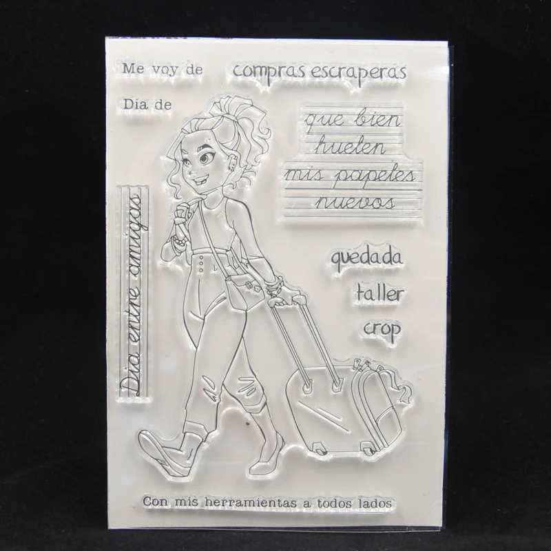 

ZFPARTY Lovely Transparent Clear Silicone Stamp/Seal for DIY scrapbooking/photo album Decorative card making