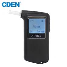 Портативный цифровой дыхательный спирт тестер Профессиональный полицейский Алкотестер анализатор детектор ЖК-дисплей мундштук алкотестер