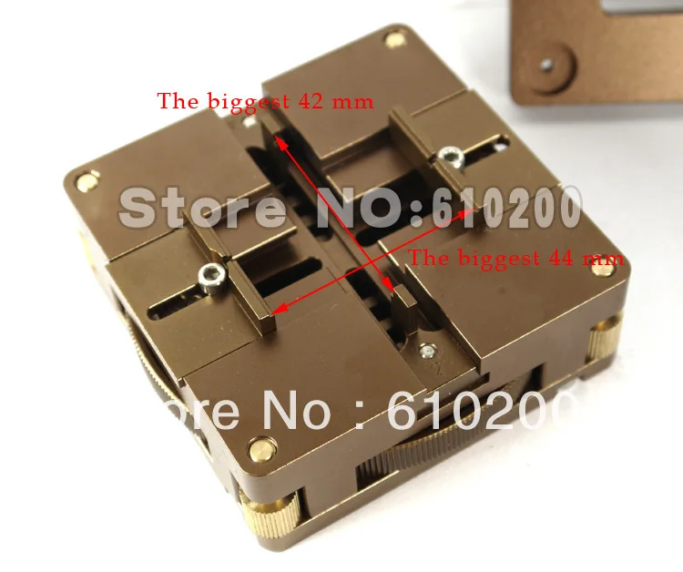 

Multifunction New Brown High quality Aluminum alloy Material BGA Reballing Station Rotary positioning for 90mm*90mm 80mm*80mm