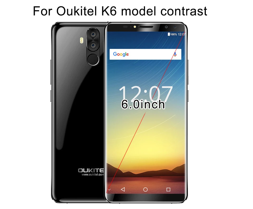 RYKKZ для Oukitel K6 MT6763 чехол Чехол для Oukitel K6 чехол для телефона флип-чехол кожаный силиконовый полная защита Shockpoof Coque