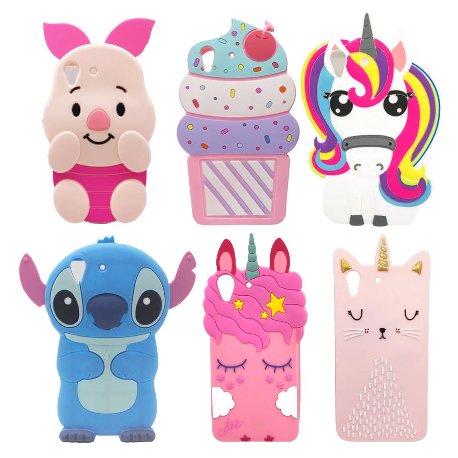 Innovacion Para Funda Huawei Y6 Ii Bonita Funda De Unicornio 3d De