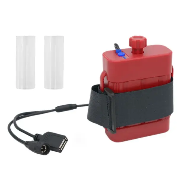 2X 18650 26650 8.4V Rechargeable Battery Case Pack Waterproof House