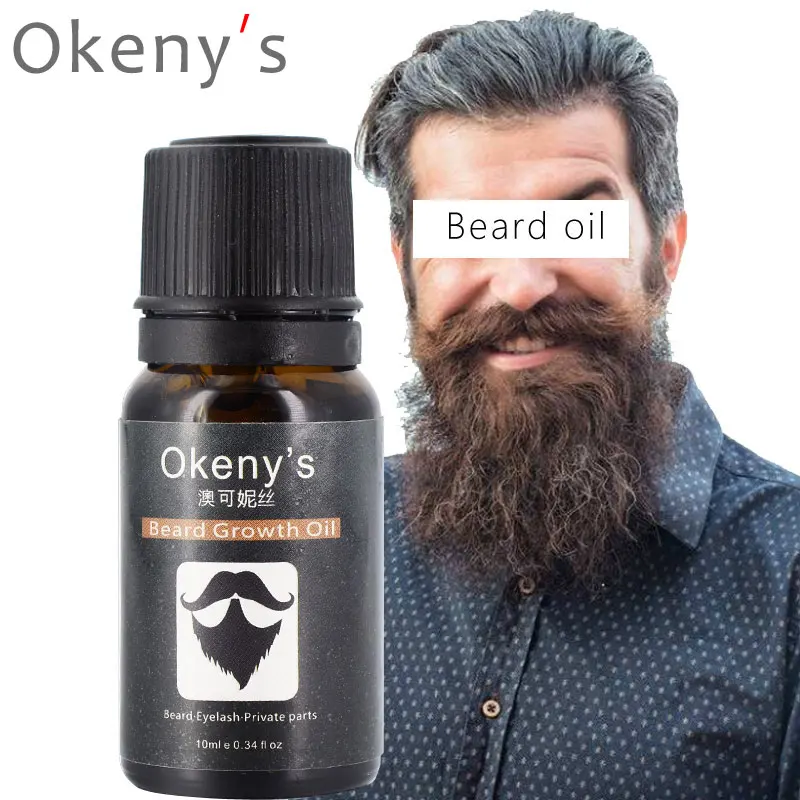 New Beard Growth Oil Beards Hair Thicker Essence Mustache Thick